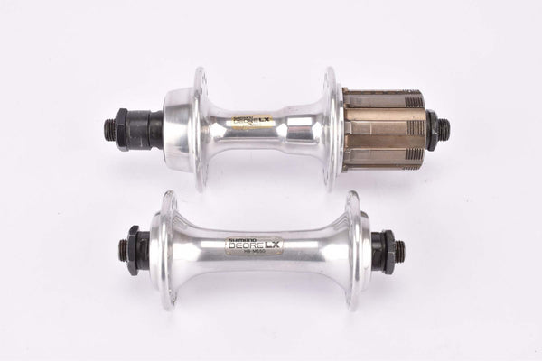 Shimano Deore LX #HB-M550 and #FH-M550 7-speed Uniglide (UG) and Hyperglide (HG) hubset with 32 holes from 1990 / 1991