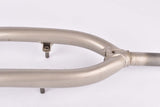 26" Grey MTB Steel Fork with Eyelets for Fenders