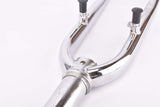 NOS 28" Chrome Trekking Steel Fork with Eyelets for Fenders and Rack