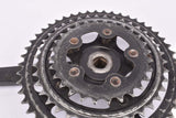 Black Ofmega triple crankset with 48/38/28 teeth and 170mm length from the 1990s / 2000s