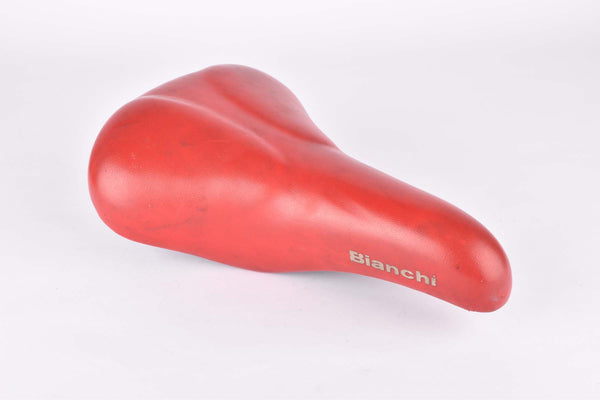 Red Bianchi labled Selle Italia Ladys Saddle