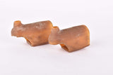 NOS Vittoria Brev. N. 1992 brown brake lever hoods from the 1940s - 1950s