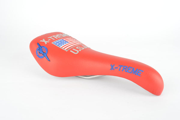 NOS Gipiemme X-Treme U.S.A. saddle in red from the 1990s