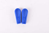 NOS REG Copri Leva  skewer / gear lever blue rubber sleeves (set of 2) from the 1980s