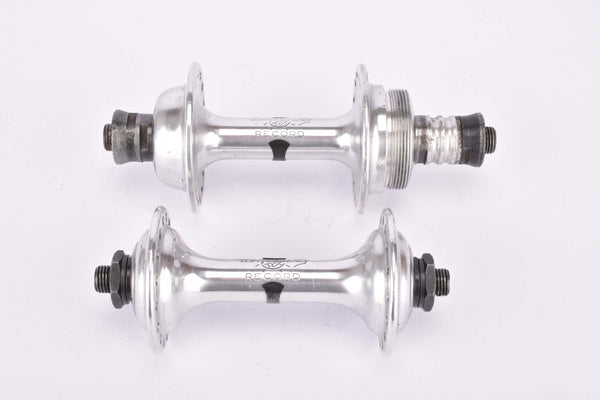 Campagnolo Record Strada #1034 Low Flange Hub set with 32 holes and english thread from the 1960s - 80s
