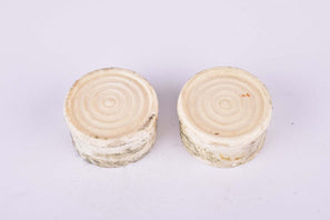 White Reg #273 handlebar end plugs