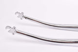 NOS 28" Chrome Trekking Steel Fork with Eyelets for Fenders and Rack