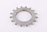 NOS Shimano 600 Uniglide #1241615 Cog with 16 teeth threaded on inside (#BC40) in silver from the 1970s - 80s