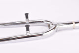 NOS 28" Chrome Trekking Steel Fork with Eyelets for Fenders and Rack