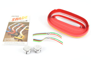 NEW Ciclolinea Pelton Shade white/darkred fading handlebar tape from the 1980s NOS