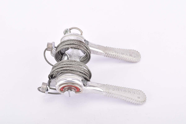 NOS Shimano 333 W-Alumi #L 224 clamp-on Gear Lever Shifter Set from the early 1970s