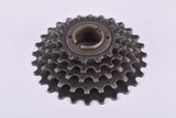 Cyclo 72 5-speed Freewheel with 14-28 teeth and english thread from the 1970s