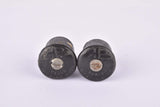 Black GB Paris (G. Blassieaux) #121 screw on handlebar end plugs from the 1940s - 1950s