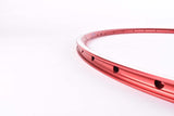 NOS Ambrosio Balance red anodized single clincher Rim 28inch / 622 x 13mm with 36 holes