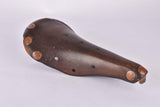 Brown Brooks Professional Team Special Leather Saddle, Lüders Berlin Modified edition, with large polished rivets from 1973