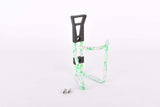 NOS white green speckled water bottle cage
