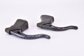 Extra light CLB Super Professione lightend aero Brake Levers with black hoods from the 1980s