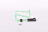 NOS white green speckled water bottle cage