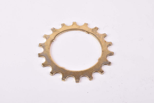 NOS Suntour Pro Compe #A (#5) 5-speed and 6-speed Cog, golden steel Freewheel Sprocket with 18 teeth from the 1970s - 1980s