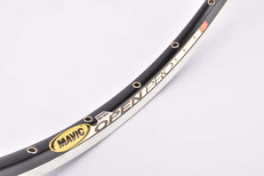 NOS black Mavic SSC Open Pro SUP MAXTAL single clincher Rim in 700c/622mm with 32 holes from the late 2000s - 2010s