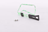 NOS white green speckled water bottle cage