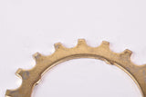 NOS Suntour Pro Compe #A (#5) 5-speed and 6-speed Cog, golden steel Freewheel Sprocket with 18 teeth from the 1970s - 1980s