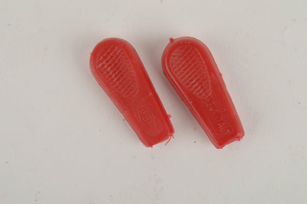 NOS REG skewer / gear lever red rubber sleeves (set of 2) from the 1980s
