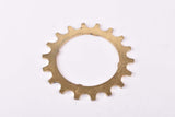 NOS Suntour Pro Compe #A (#5) 5-speed and 6-speed Cog, golden steel Freewheel Sprocket with 18 teeth from the 1970s - 1980s