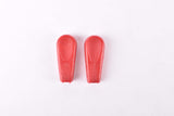 NOS REG Copri Leva  skewer / gear lever red rubber sleeves (set of 2) from the 1980s