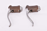 Weinmann AG Vainqueur 999 non-aero Brake lever set with brown hoods from the 1960s