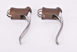 Weinmann AG Vainqueur 999 non-aero Brake lever set with brown hoods from the 1960s