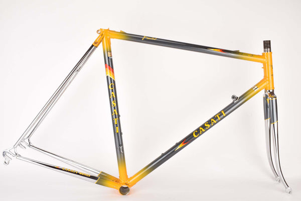 Casati Gold Line S. (Super Record) aero frame set in 55.5 cm (c-t) / 54.0 cm (c-c) with Columbus SL tubing from the mid 1980s