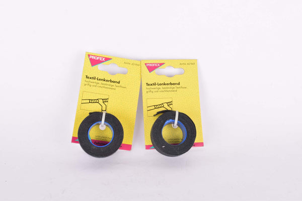 NOS Black Profex #60969 cotton handlebar tape