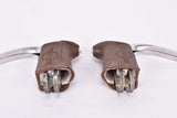 Weinmann AG Vainqueur 999 non-aero Brake lever set with brown hoods from the 1960s