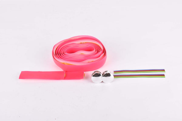 NOS Neon Pink Top-Ribbon handlebar tape from the 1980s - 1990s