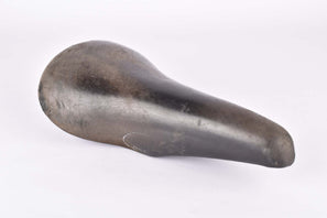 Black Cinelli Unicanitor #3 Buffalo hide leather Saddle from the 1970s - 1980s