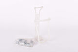 NOS white plastic water bottle cage