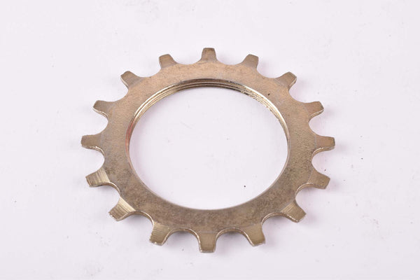 NOS Suntour Pro Compe #4 5-speed and 6-speed Cog, golden steel Freewheel Sprocket threaded on the inside with 16 teeth from the 1970s - 1980s