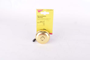 NOS Profex Fahrrad-Glocke "Messing" #60755 golden bicycle bell