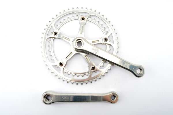 Campagnolo Super Record #1049/A no flute arm engraved logo crankset with 42/52 teeth and 170 length from 1986