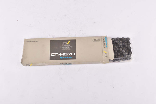 NOS/NIB Shimano 105 SC #CN-HG70 (2-0641120157) STI Hyperglide (HG) Narrow Type Chain in 1/2" x 3/32" with 112 links from the 1990s