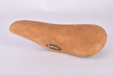 Light Brown Selle Ideale 2004 Super Confort Randonneuse Suede Leather Saddle from the late 1970s / 1980s