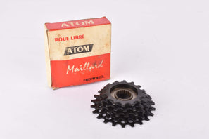 NOS/NIB "Roue-Libre Atom" Maillard Atom 5-speed Freewheel with 14-22 teeth and english thread from the 1950s - 1960s