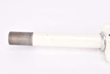NOS 28" White Steel Fork with Eyelets for Fenders and Braze-on for a Dynamo