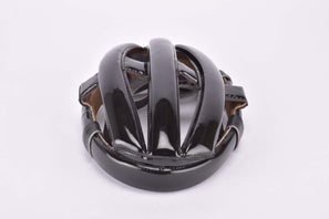 NOS Black danish leather helmet in size 54