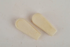 NOS REG skewer / gear lever white rubber sleeves (set of 2) from the 1980s