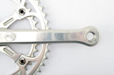 Campagnolo Super Record #1049/A no flute arm engraved logo crankset with 42/52 teeth and 170 length from 1986
