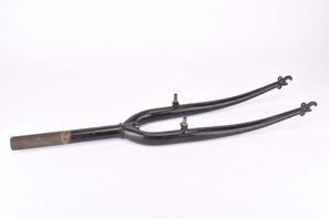28" Black Trekking Steel Fork with Eyelets for Fenders and Rack