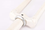 NOS 28" White Steel Fork with Eyelets for Fenders and Braze-on for a Dynamo