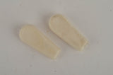 NOS REG skewer / gear lever white rubber sleeves (set of 2) from the 1980s